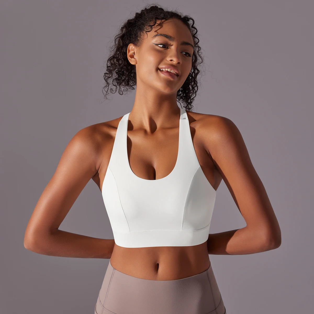 Buttery Soft Non-marking Peachy Tank Sports Bra