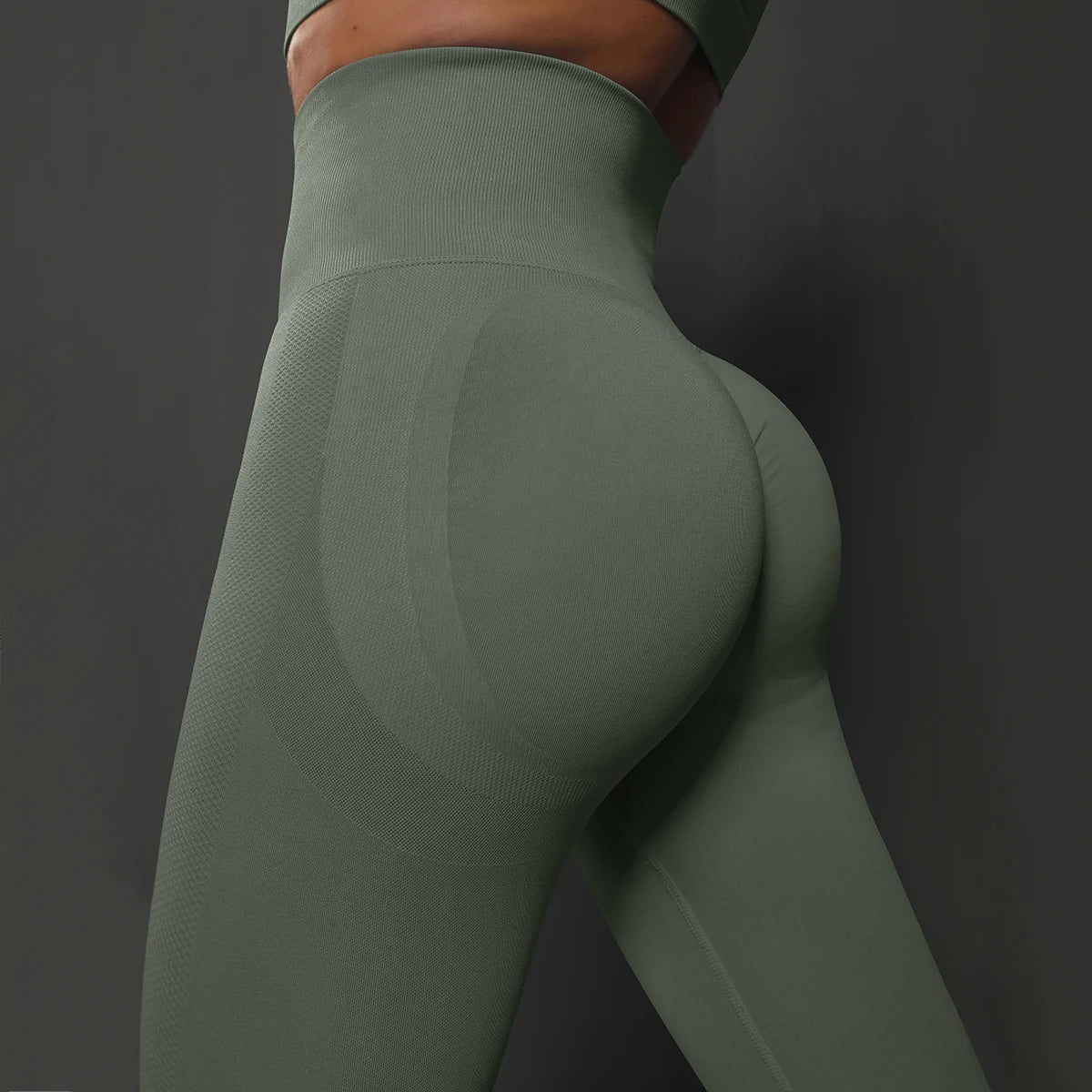 High Waist Hip Tight Seamless Peachy Bottom Leggings