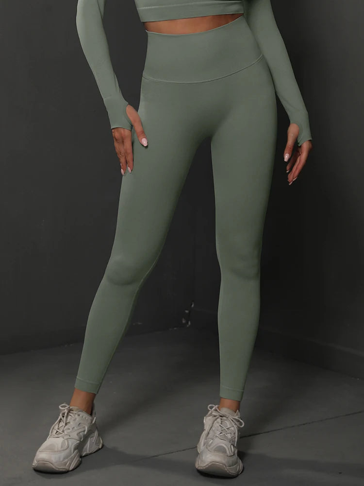 High Waist Hip Tight Seamless Peachy Bottom Leggings