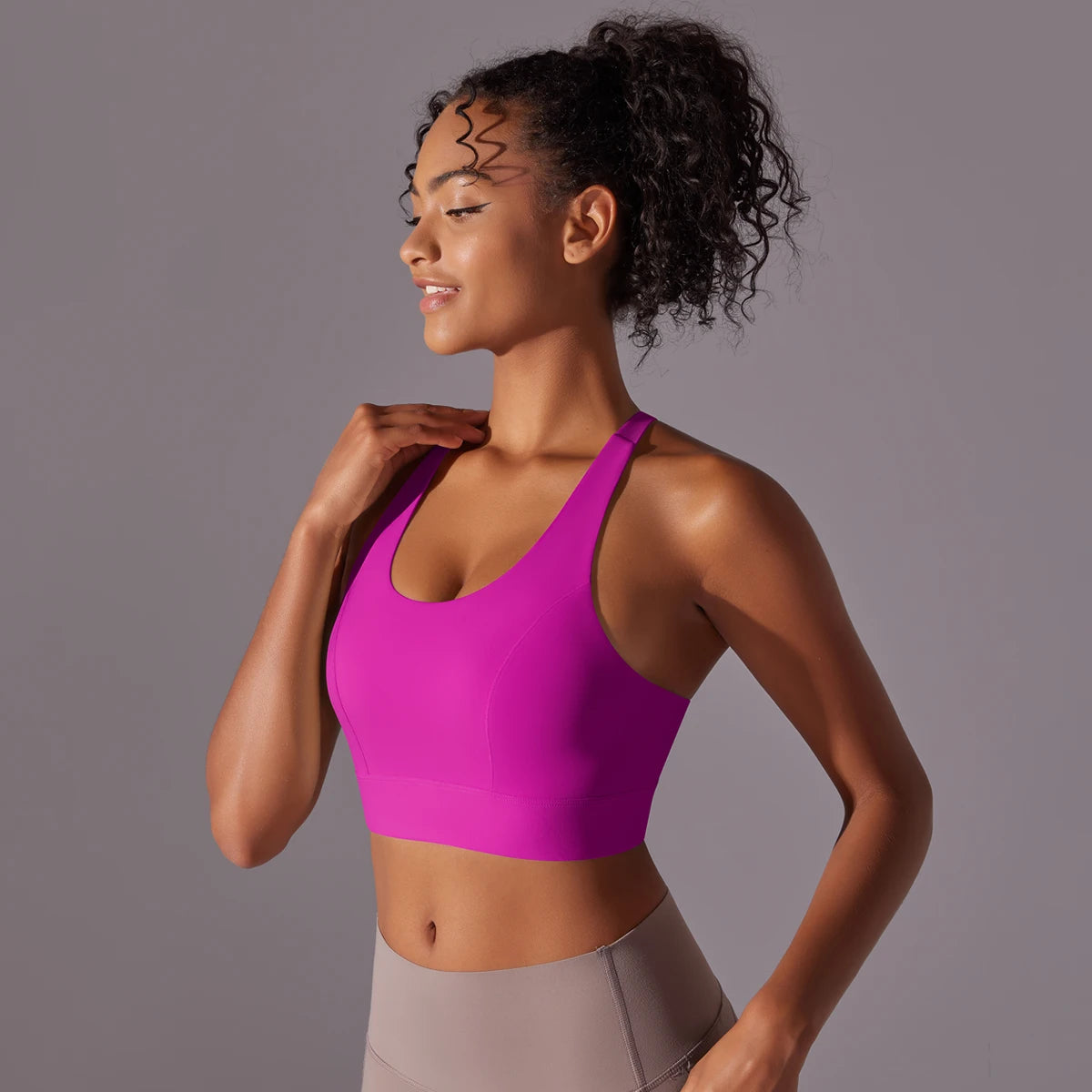 Buttery Soft Non-marking Peachy Tank Sports Bra