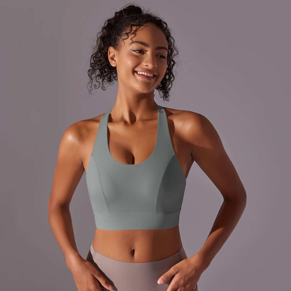 Buttery Soft Non-marking Peachy Tank Sports Bra