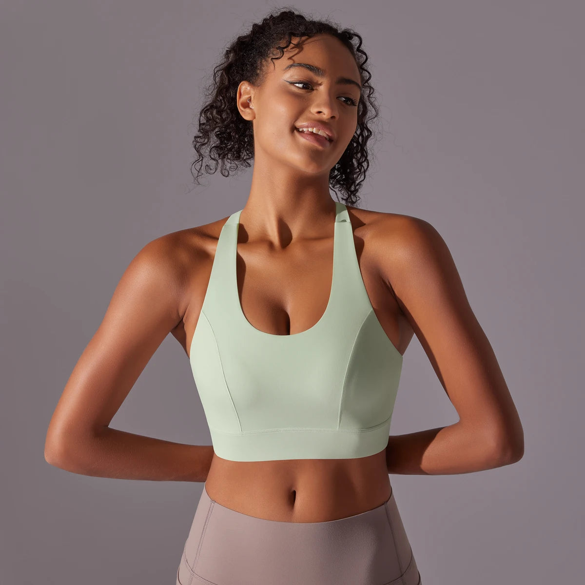 Buttery Soft Non-marking Peachy Tank Sports Bra