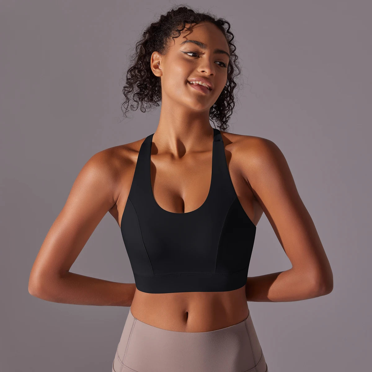 Buttery Soft Non-marking Peachy Tank Sports Bra