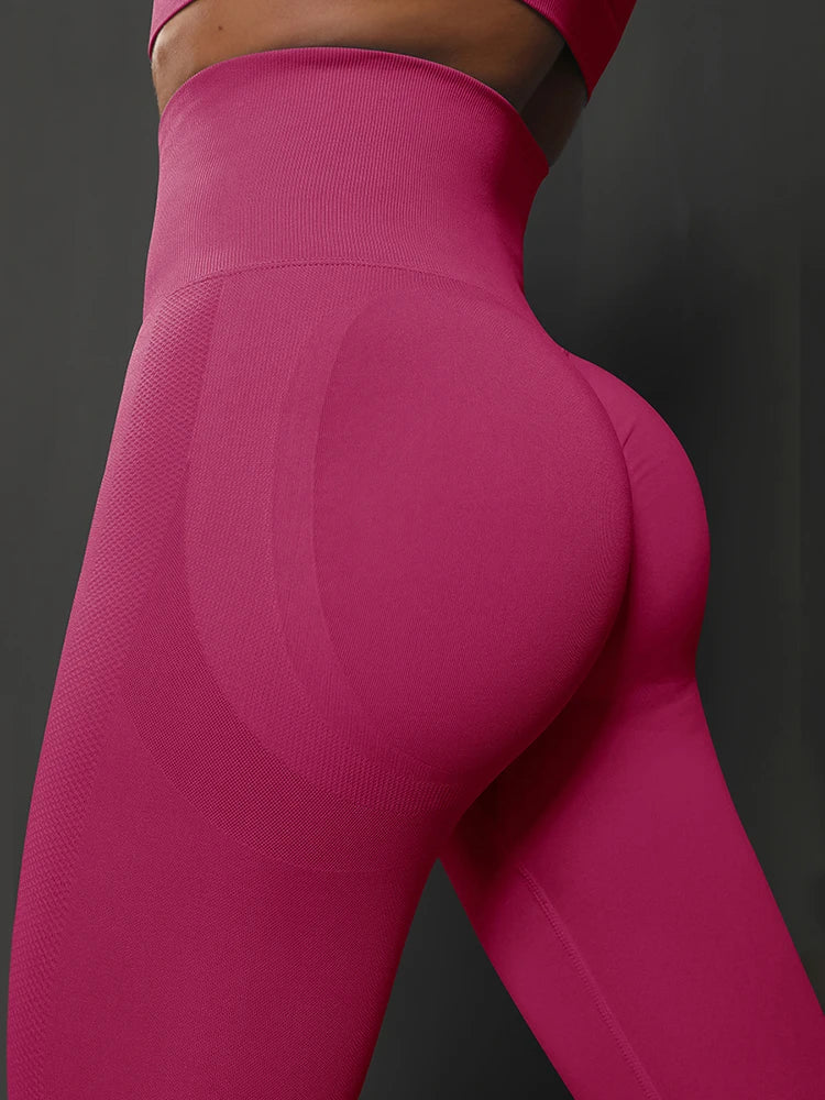 High Waist Hip Tight Seamless Peachy Bottom Leggings