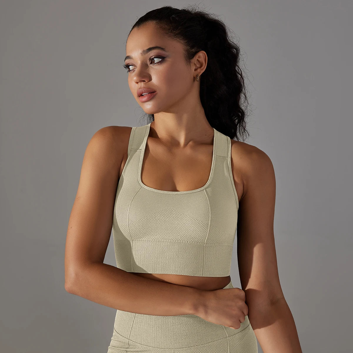 Peachy Fit Compressed Tank Crop Top