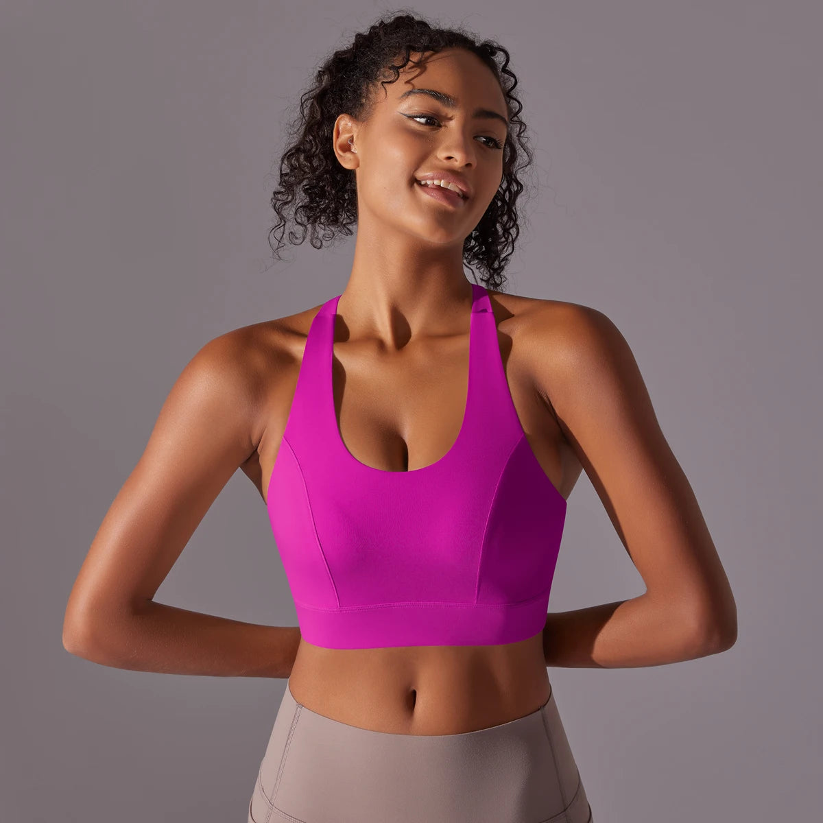 Buttery Soft Non-marking Peachy Tank Sports Bra