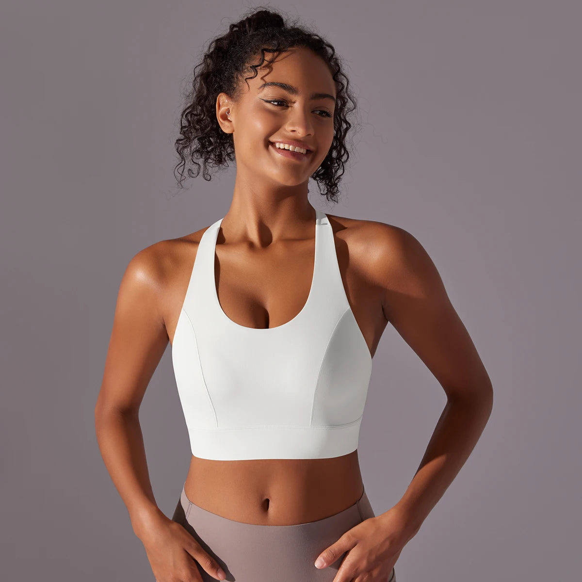 Buttery Soft Non-marking Peachy Tank Sports Bra