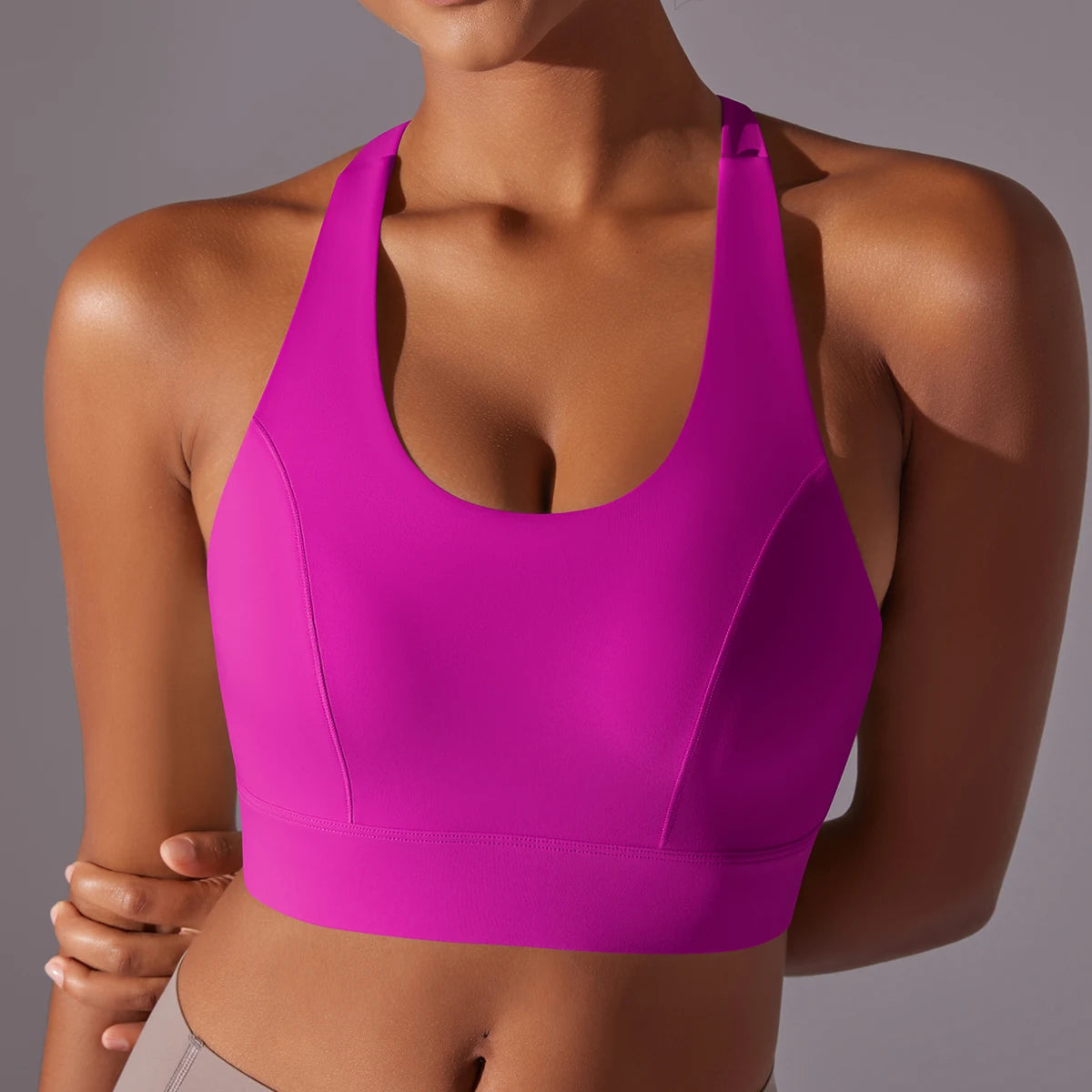 Buttery Soft Non-marking Peachy Tank Sports Bra