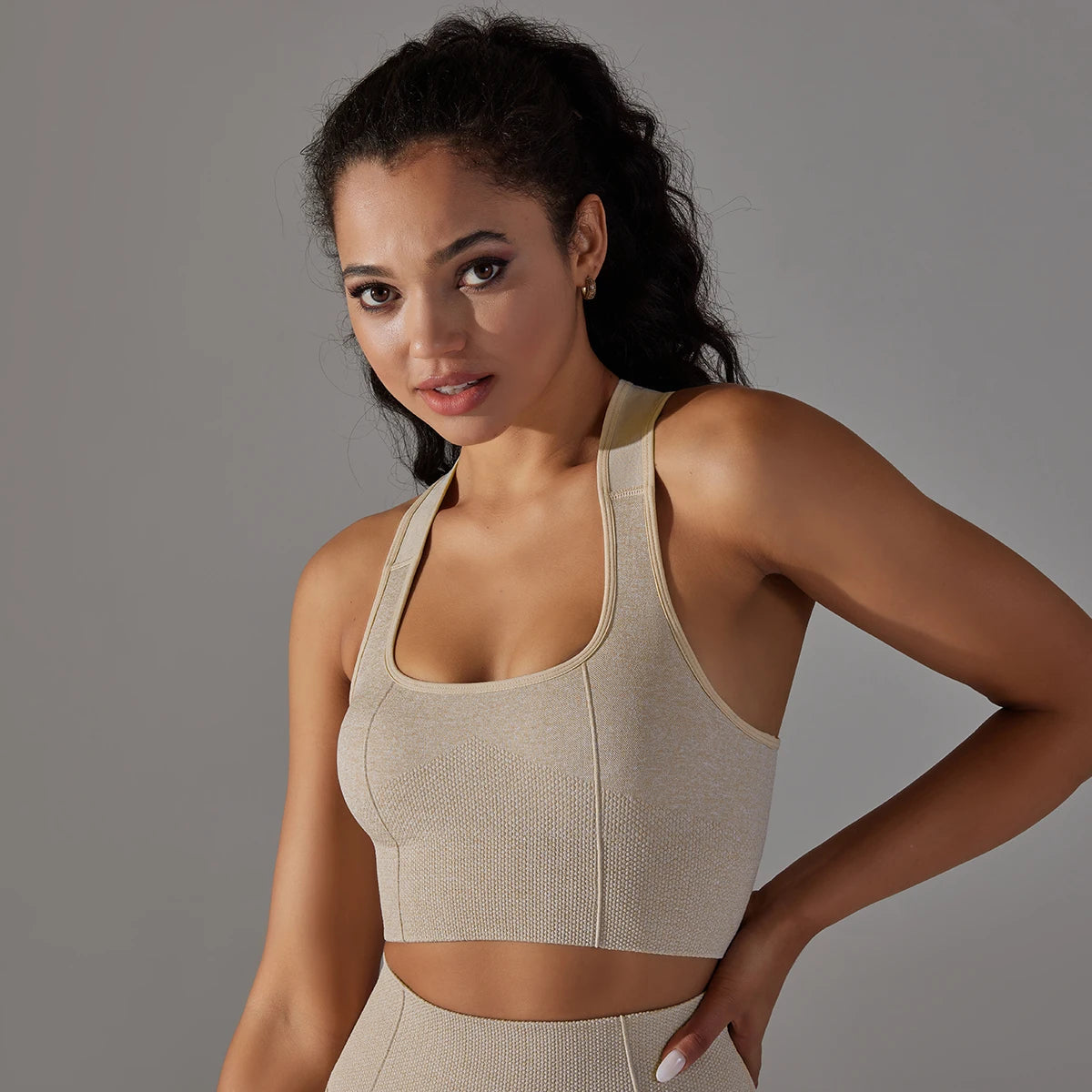 Peachy Fit Compressed Tank Crop Top