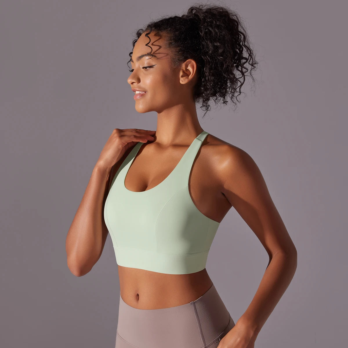 Buttery Soft Non-marking Peachy Tank Sports Bra