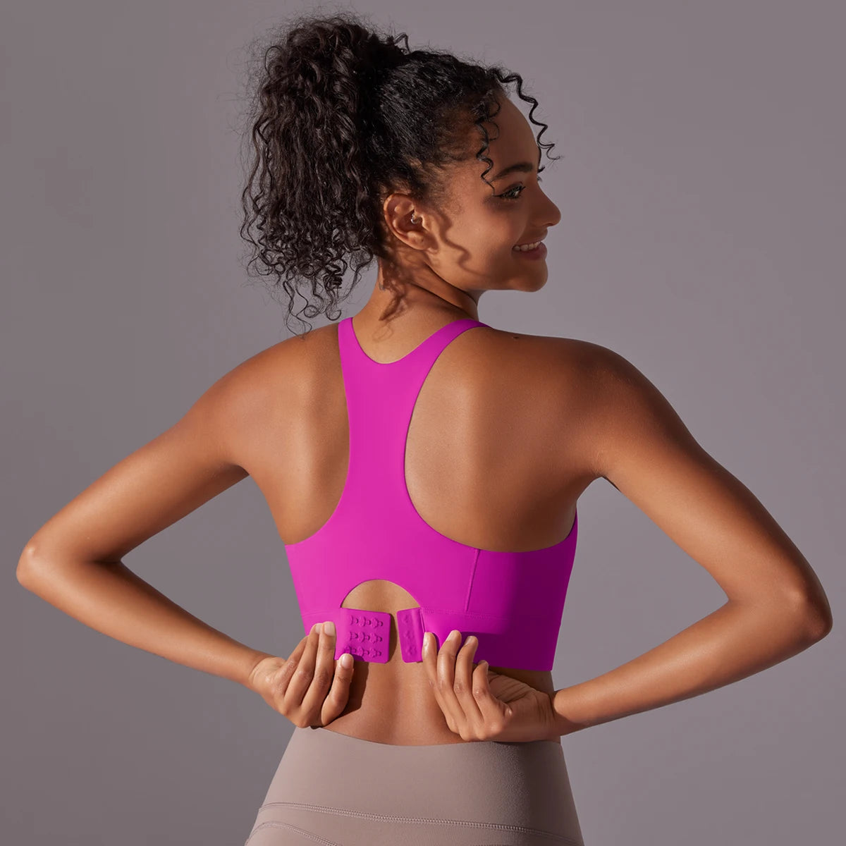 Buttery Soft Non-marking Peachy Tank Sports Bra